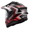 LS2 MX701 EXPLORER-06 CARBON FRONTIER adventure helma červená vel.3XL